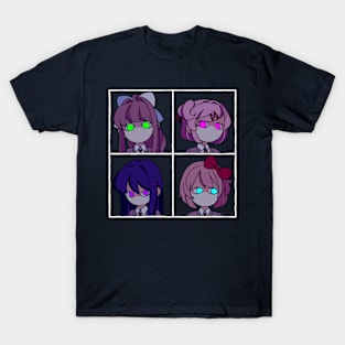 DDLC Eyes by bluethebone T-Shirt